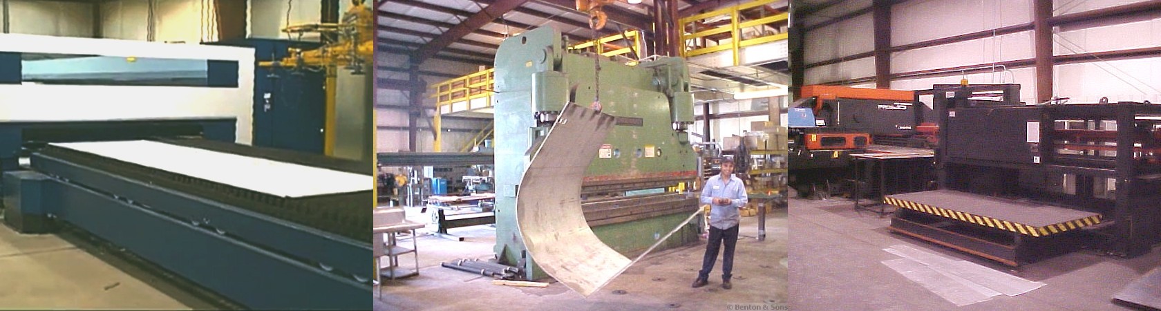 Fabrication Equipment at Benton & Sons Fabrication
