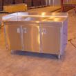 Custom Stainless Steel Sink Cabinet - Commercial Kitchen Equipment
